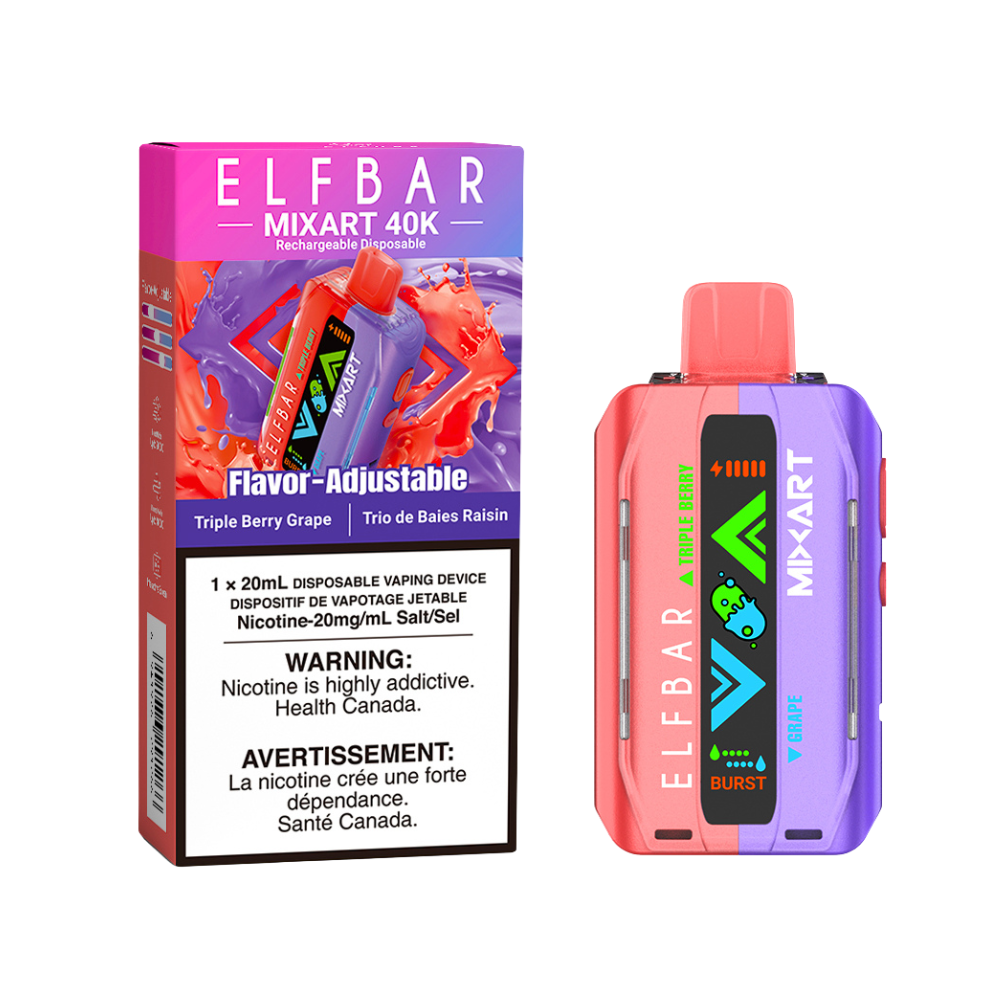 Elf Bar MixArt 40K Disposable Vape - 5ct'
